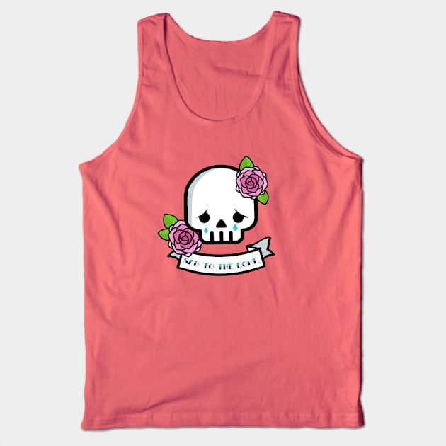 Sad To The Bone Tank Top by LittleBunnySunshine